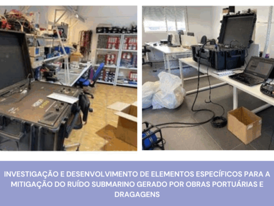 Investigação e desenvolvimento de elementos específicos para a mitigação do ruído submarino gerado por obras portuárias e dragagens