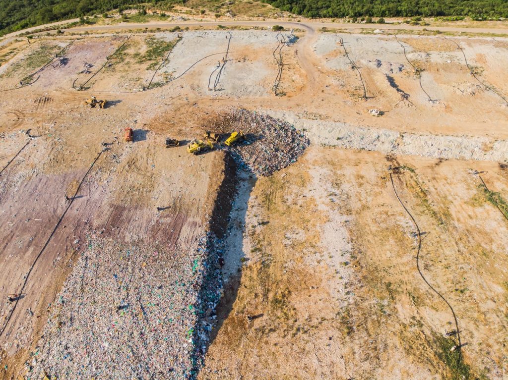 Vertederos controlados de residuos