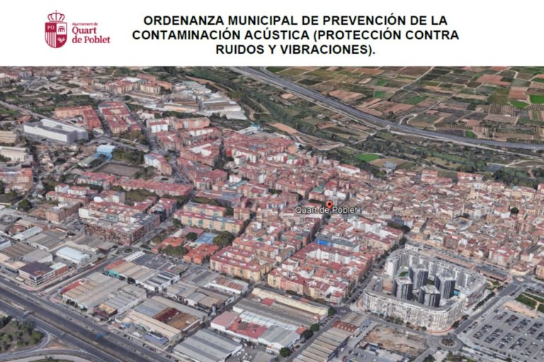 Eurofins Cavendish elabora la nueva ordenanza de ruidos de Quart de Poblet