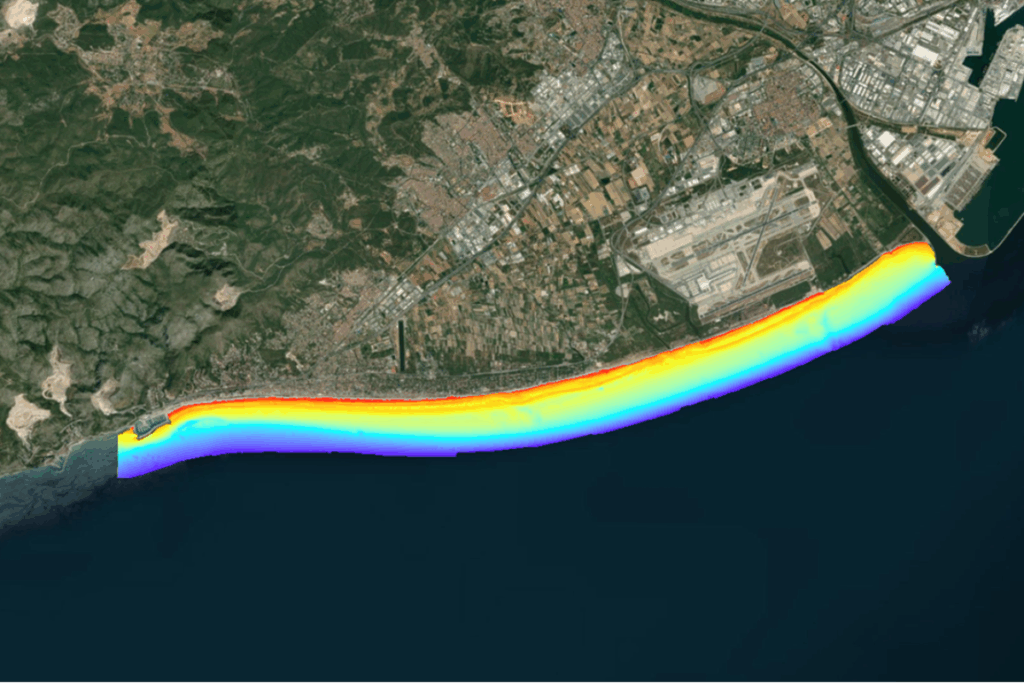 levantamientos batimétricos en el litoral catalán